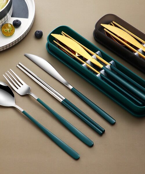 Stylish Stainless Steel Portable Cutlery Gift Sets
